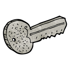 cartoon metal key