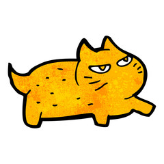 funny cartoon cat