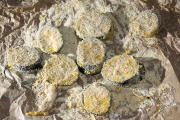breaded eggplants