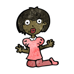 cartoon medieval girl