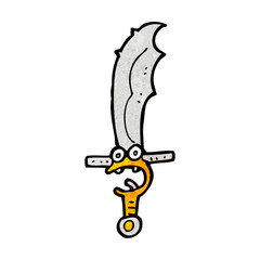 cartoon sword