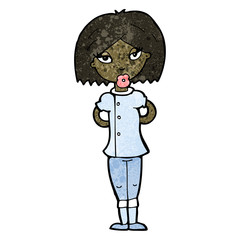 cartoon nurse