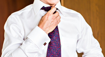 man with a tie