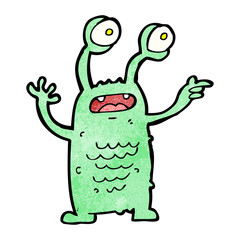 cartoon alien