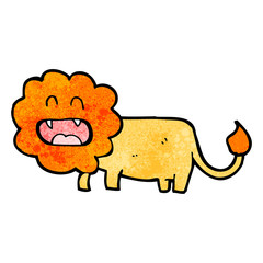 cartoon lion