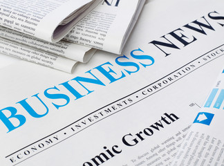 Obraz premium Business news