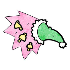 cartoon magic christmas hat