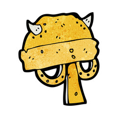 cartoon medieval helmet