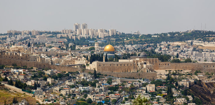 View on Temple mount in Jerusalem