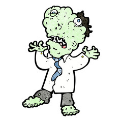 cartoon mutant monster man