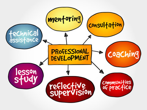 Professional Development Mind Map Business Concept