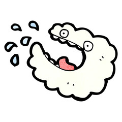 crazy cartoon cloud