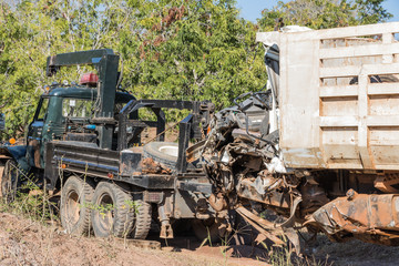 salvage car accident.