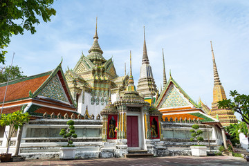 Wat phra chetuphon vimolmangklararam rajwaramahaviharn or wat Pho known also as the Temple of the...