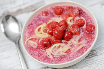 
 cherry soup