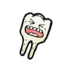 tooth cartoon character