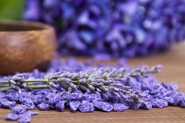 Spa composition with lavender