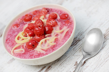 
 cherry soup
