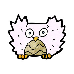 cartoon little owl