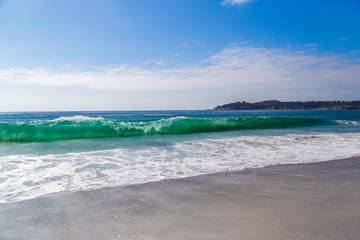 Huge Ocean Waves in Carmel-by-the-Sea, in California, USA - 87394691