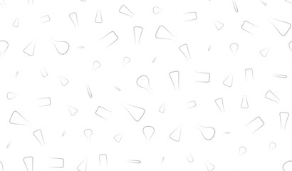 Vector seamless background of test tubes and flasks on a white background. The pattern of chemical facilities.