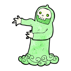 cartoon spooky ghost