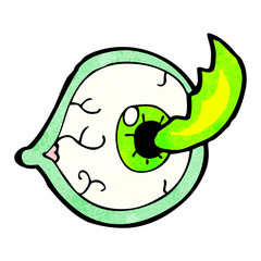 spooky cartoon eye