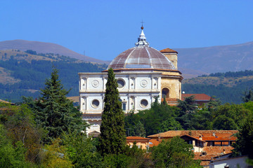 Italia,Abruzzo, L'Aquila prima del terremoto.Basilica di San Bernardino.