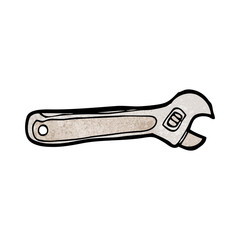 cartoon adjustable spanner