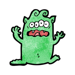 funny little space monster