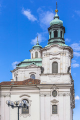 Obraz premium Church of St Nicholas (St Nicholas Cathedral) Prague, Czech Rep.