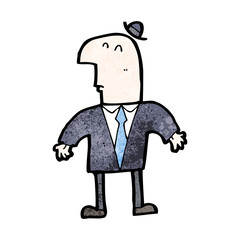 cartoon businessman