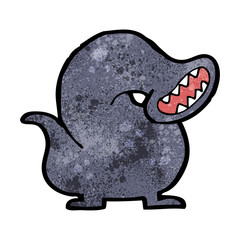 giant leech monster cartoon