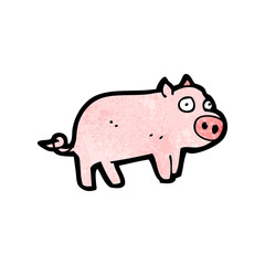 cartoon piglet