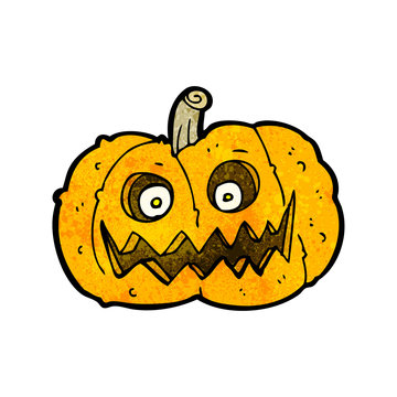 spooky pumpkin cartoon