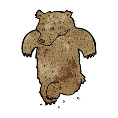 cartoon dancing bear