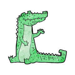 cartoon crocodile