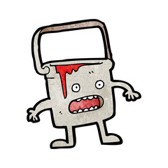 cartoon bucket