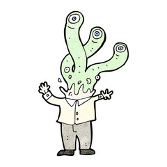 cartoon alien monster boss