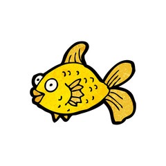 cartoon goldfish