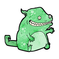 funny cartoon monster