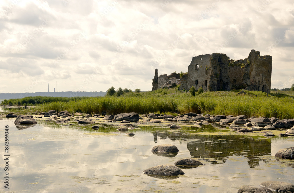 Poster Ruine Toolse im Lahemaa Nationalpark / Estland