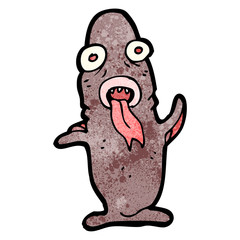 gross ugly fish cartoon