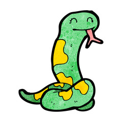 cartoon hissing snake