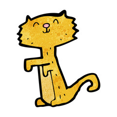 funny cartoon cat