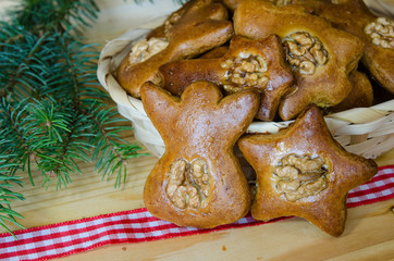 Christmas gingerbread cookies