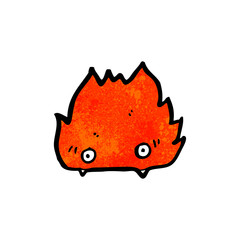 cartoon furry little monster