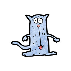 funny cartoon cat