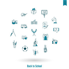 School and Education Icons