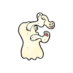 Obraz premium spooky cartoon ghost